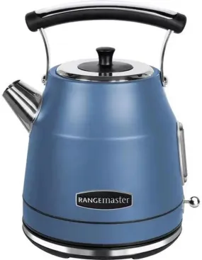 Rangemaster RMCLDK201SB 1.7 Litre Traditional Cordless Electric Kettle, Stone Blue