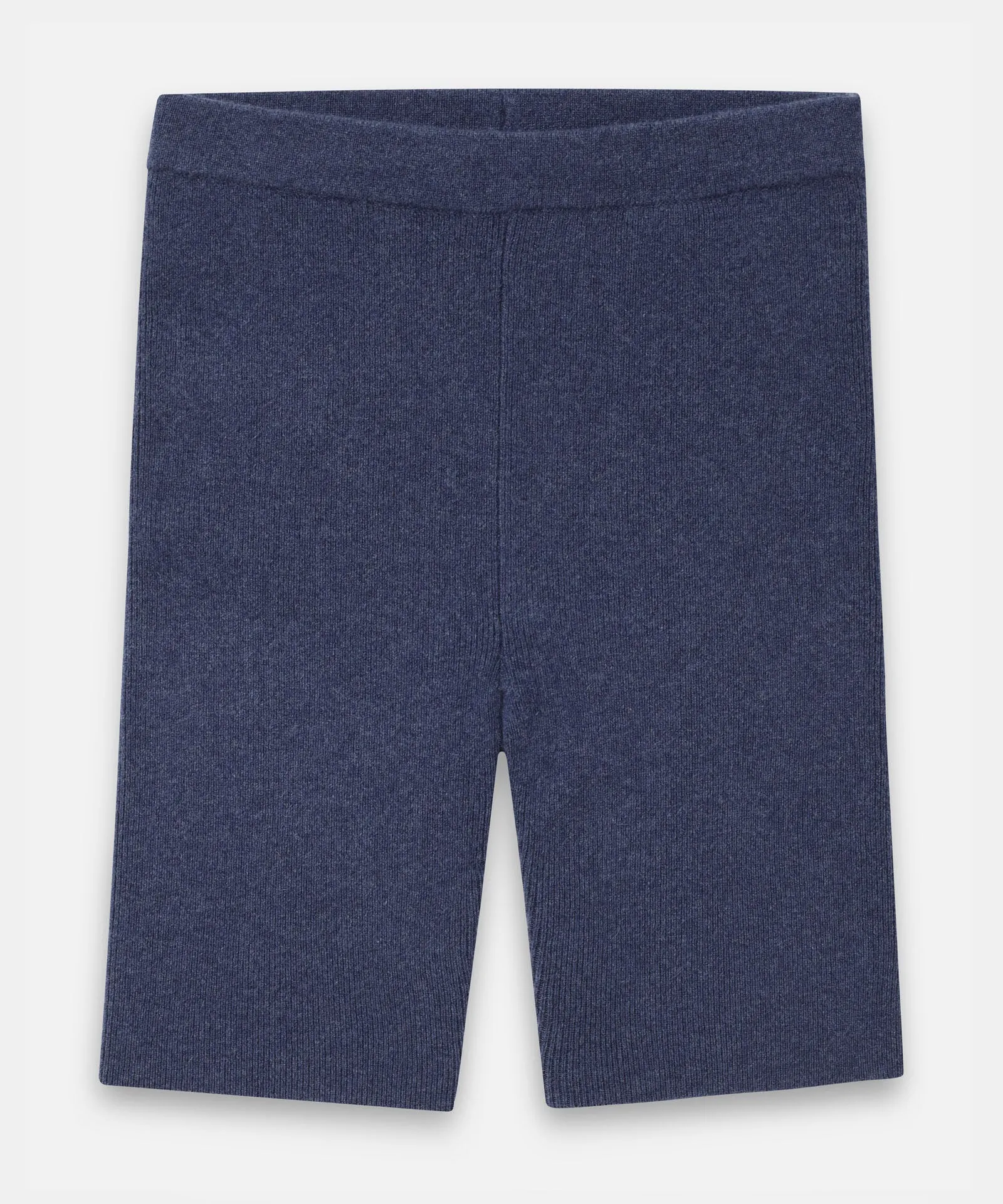 Recycled Cashmere Ribbed Biker Short