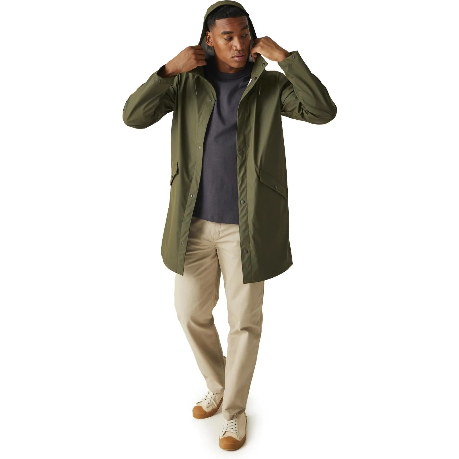 Regatta Mens Trustan Long Line Parka Jacket