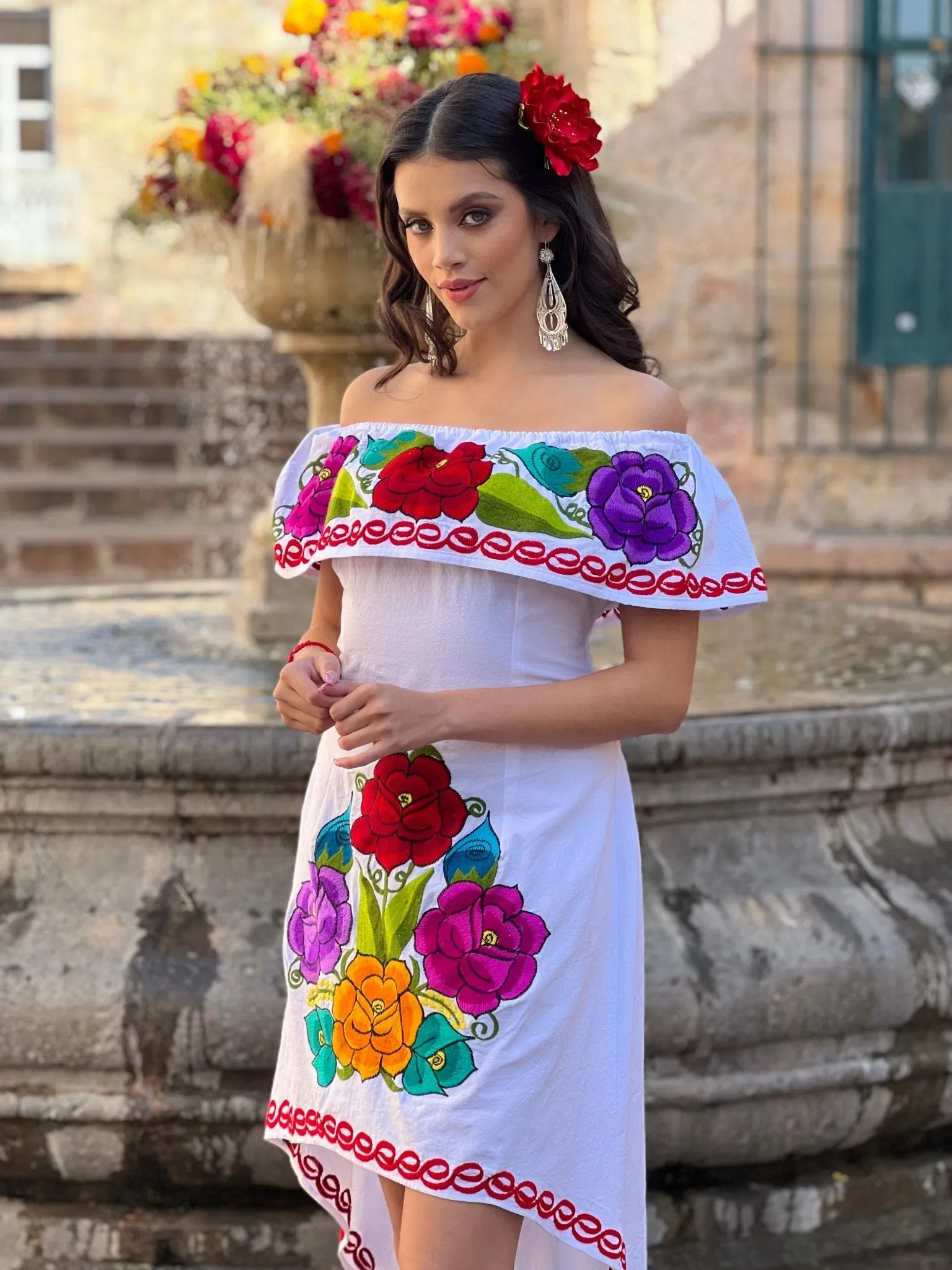 Rosaura Floral Mexican Dress