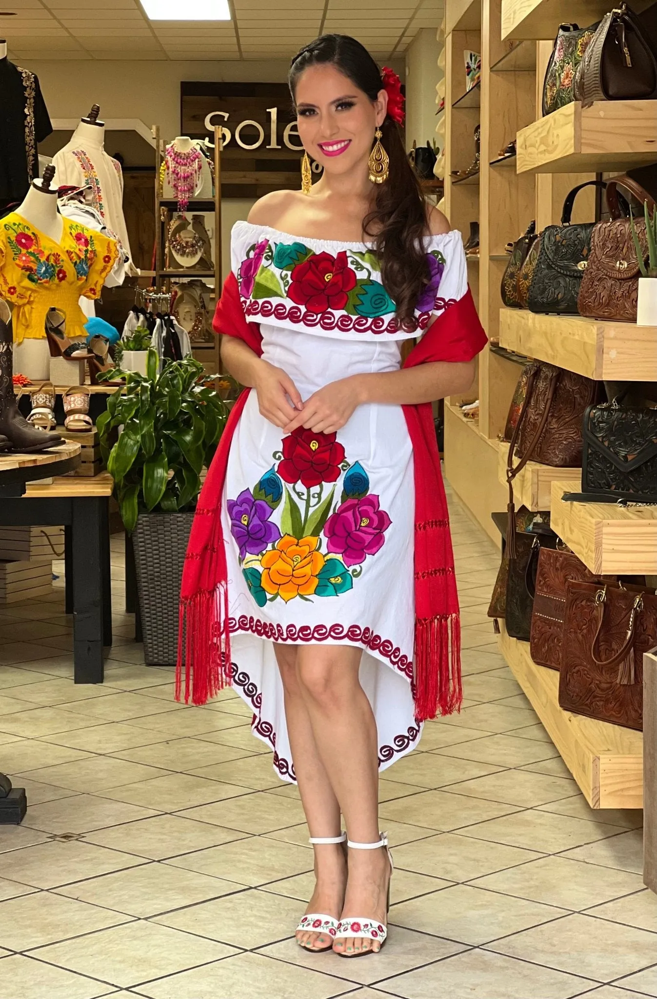 Rosaura Floral Mexican Dress