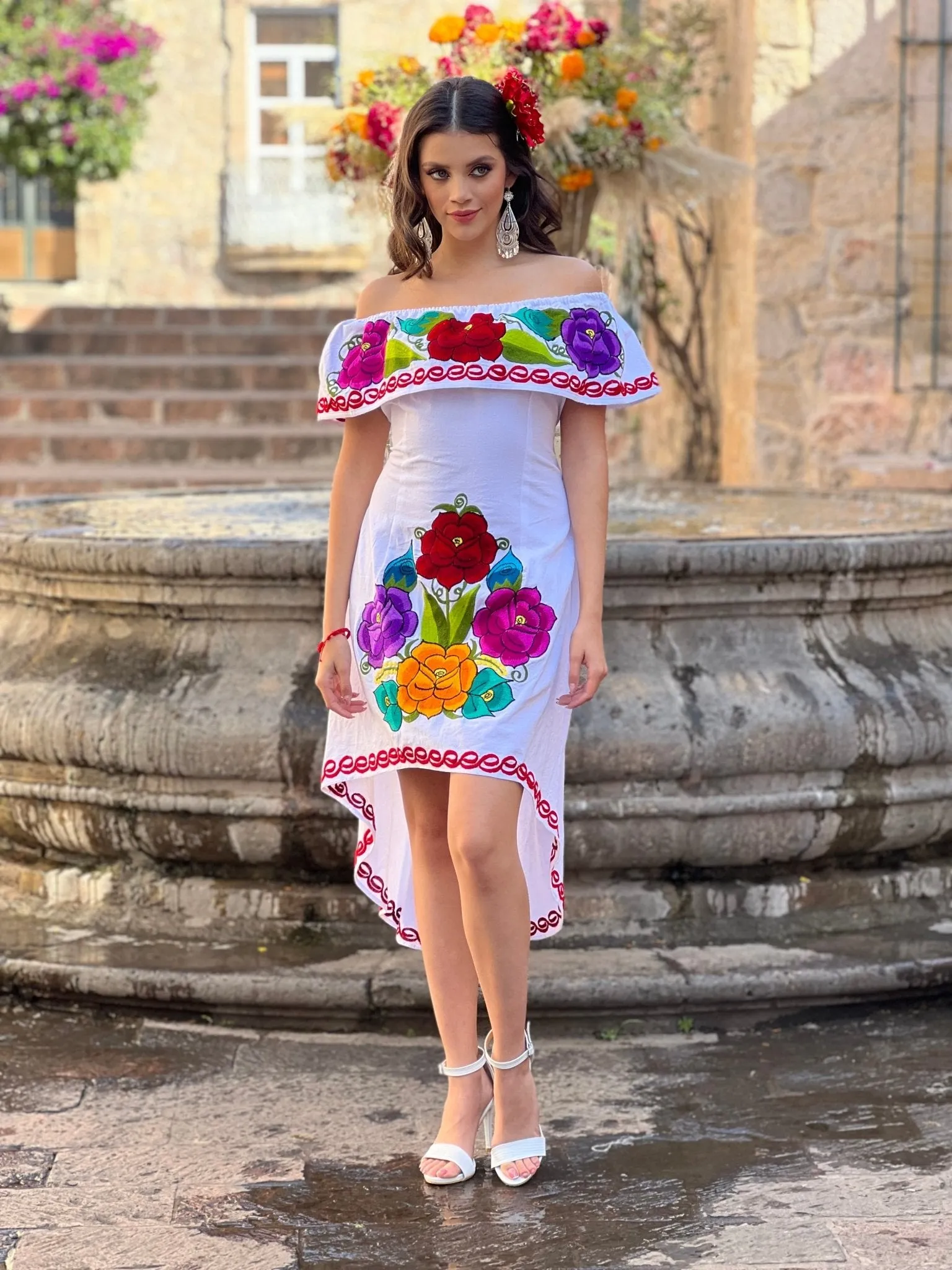 Rosaura Floral Mexican Dress