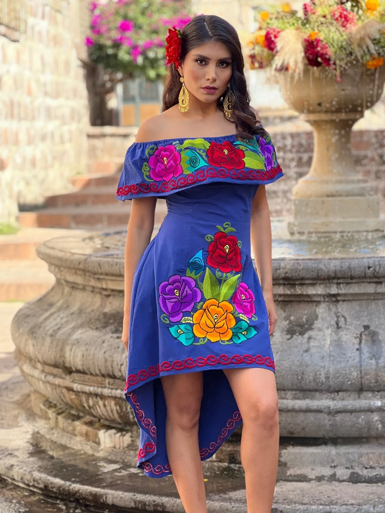 Rosaura Floral Mexican Dress