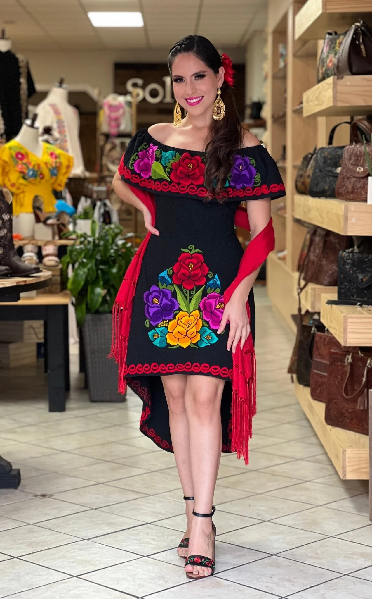 Rosaura Floral Mexican Dress