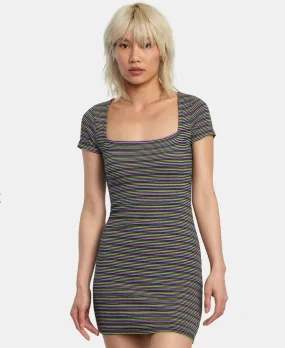 RVCA-Partition Mini Rib Knit Dress