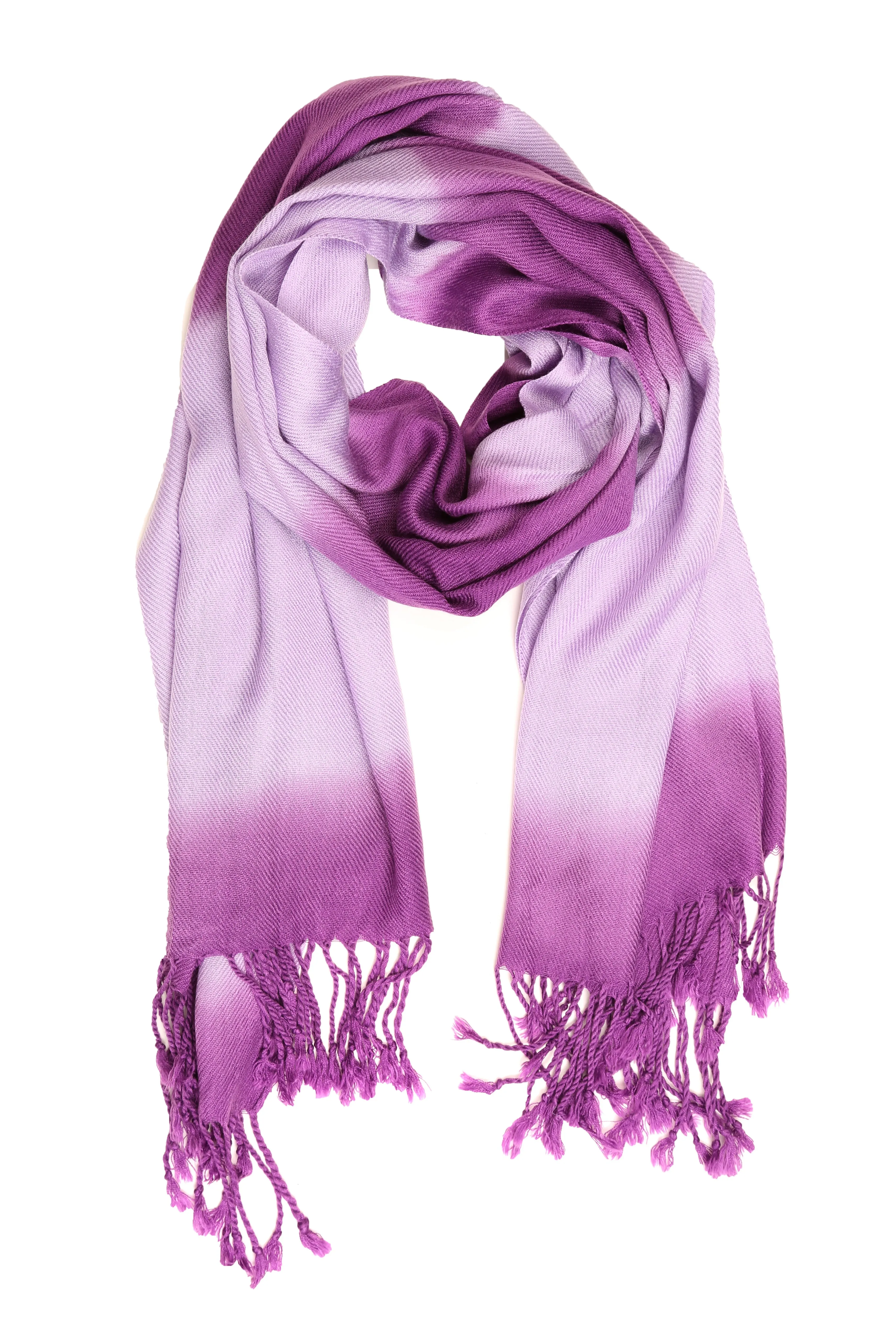 Sakkas Vicki Trendy Ombre Stripe Tie Dye Pashmina/ Shawl/ Wrap/ Stole