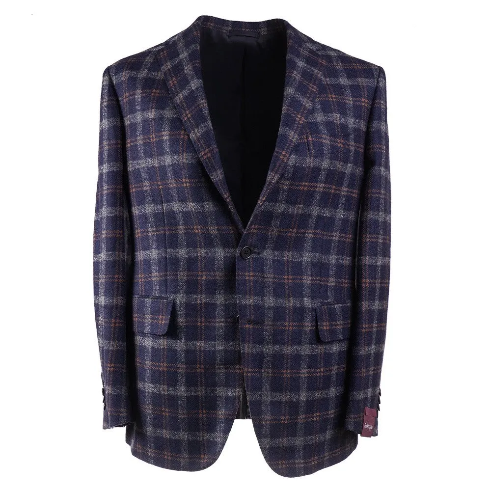 Sartoria Partenopea Layered Check Wool Sport Coat