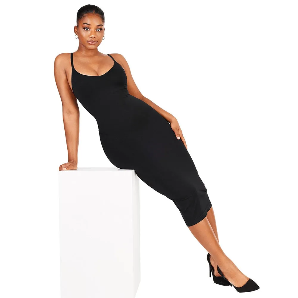 Shaper Lounge Bodycon Midi Dress