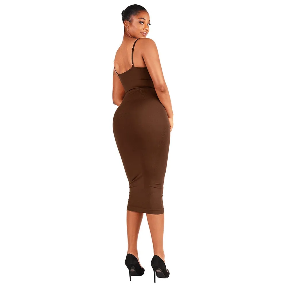 Shaper Lounge Bodycon Midi Dress