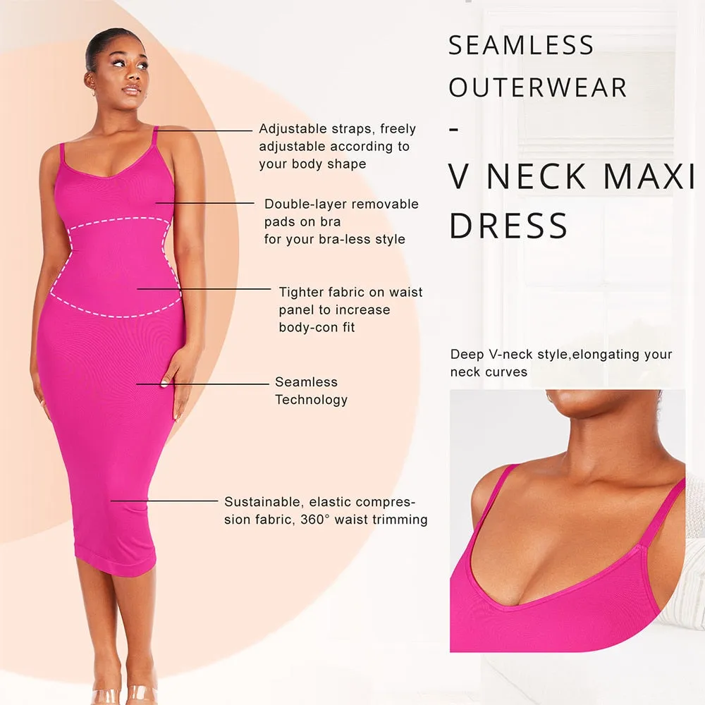 Shaper Lounge Bodycon Midi Dress