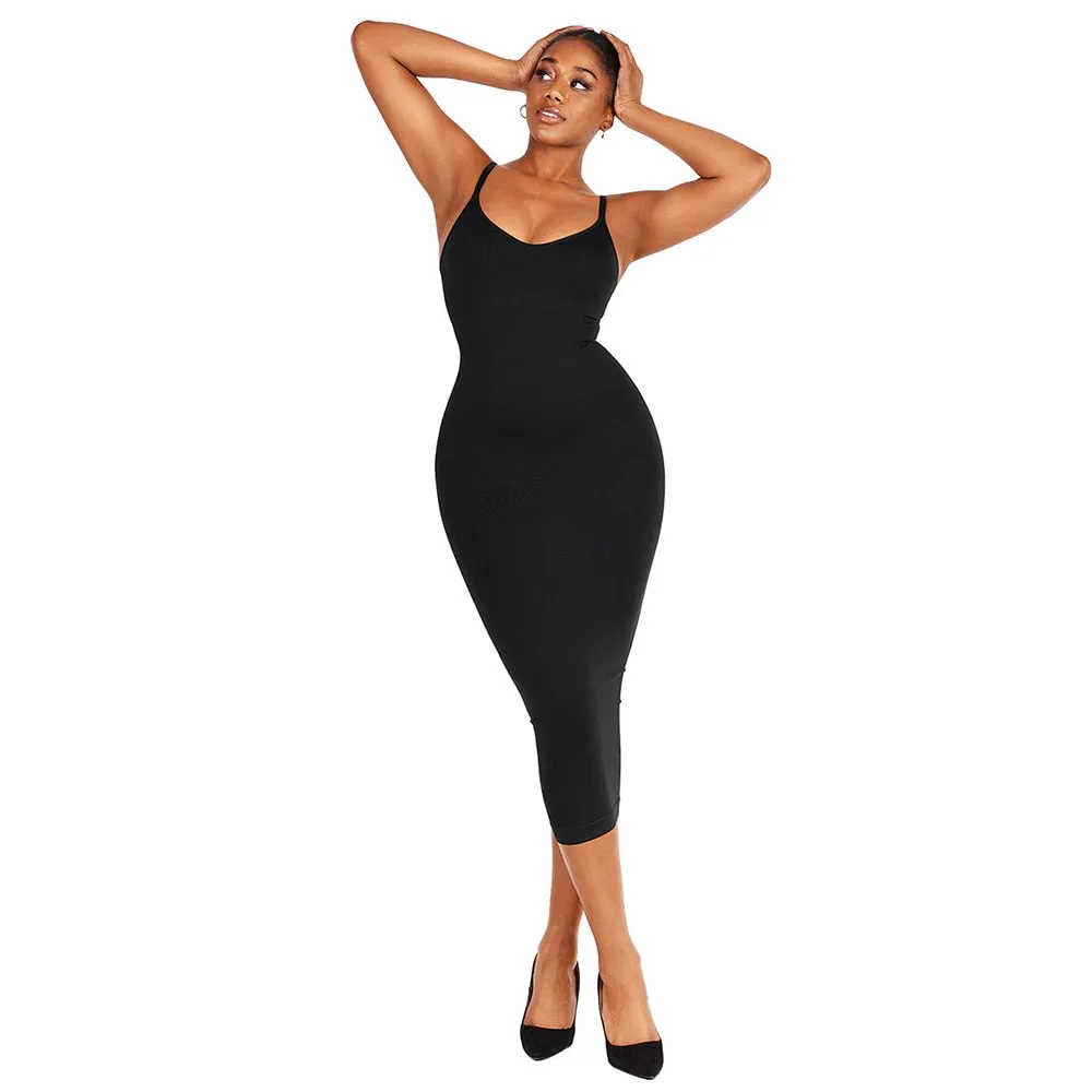 Shaper Lounge Bodycon Midi Dress