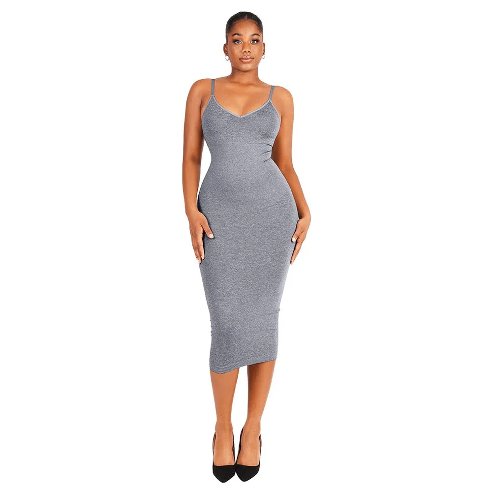 Shaper Lounge Bodycon Midi Dress