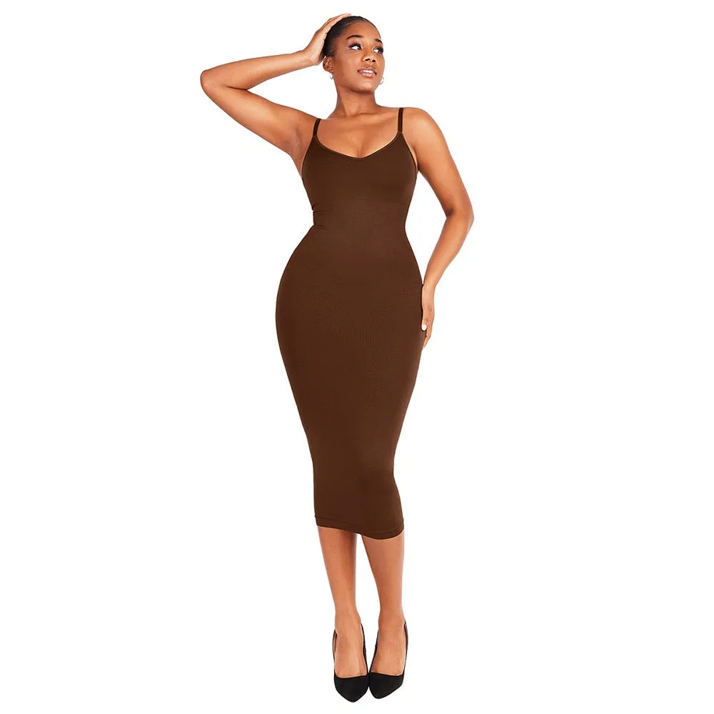 Shaper Lounge Bodycon Midi Dress