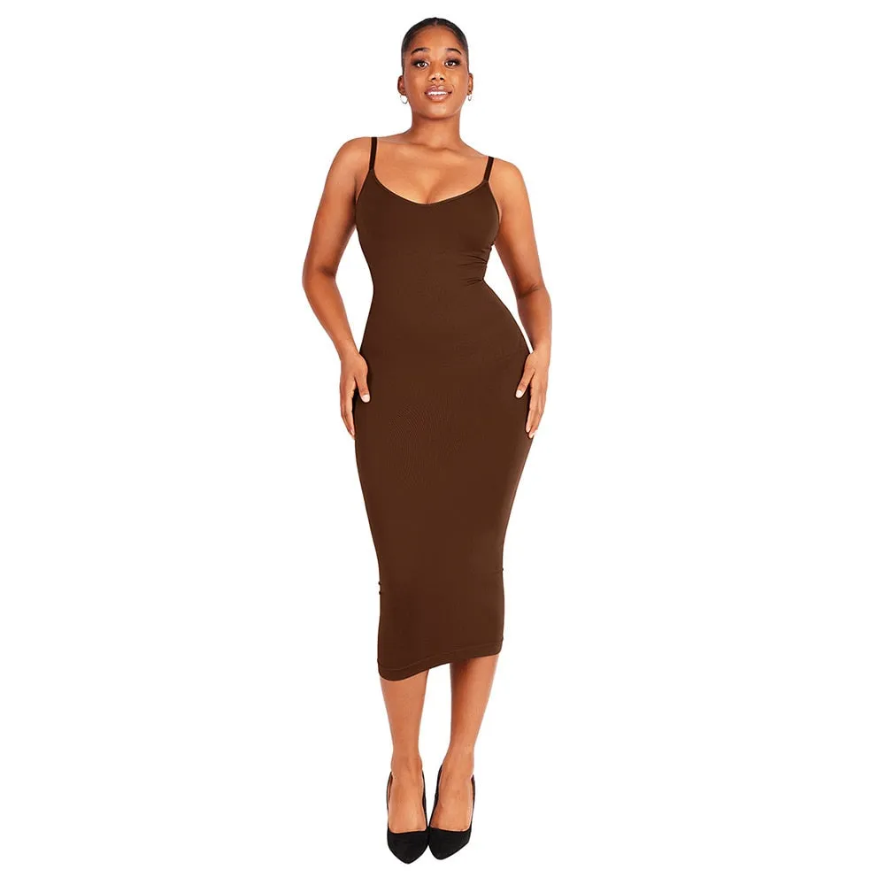 Shaper Lounge Bodycon Midi Dress