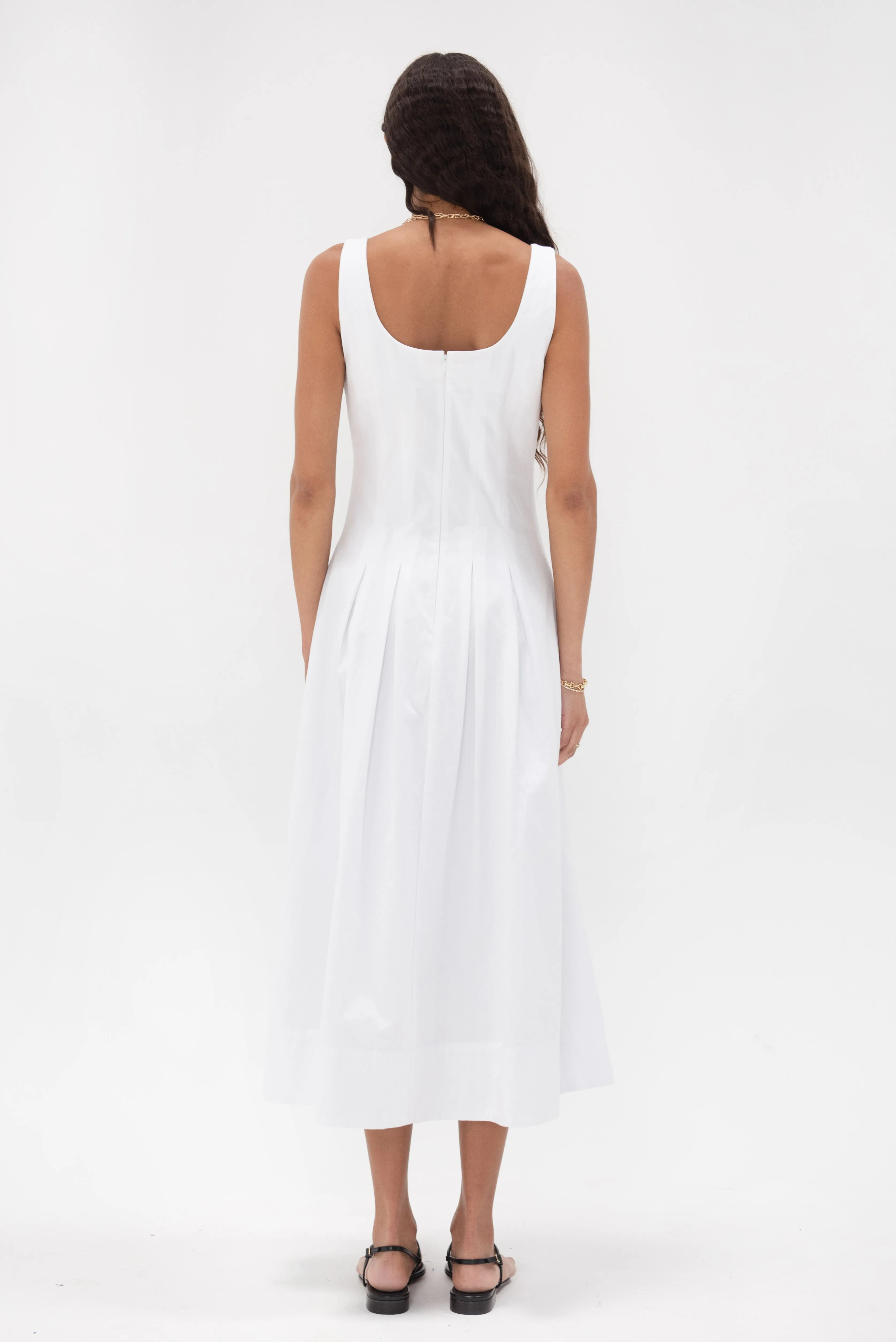 Shelby Dress, White