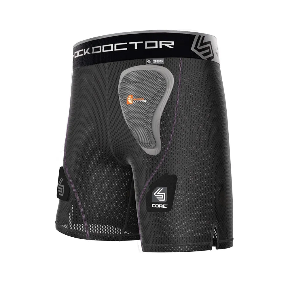 Shock Doctor Core Adult Women's Loose Hockey Short with Pelvic Protector