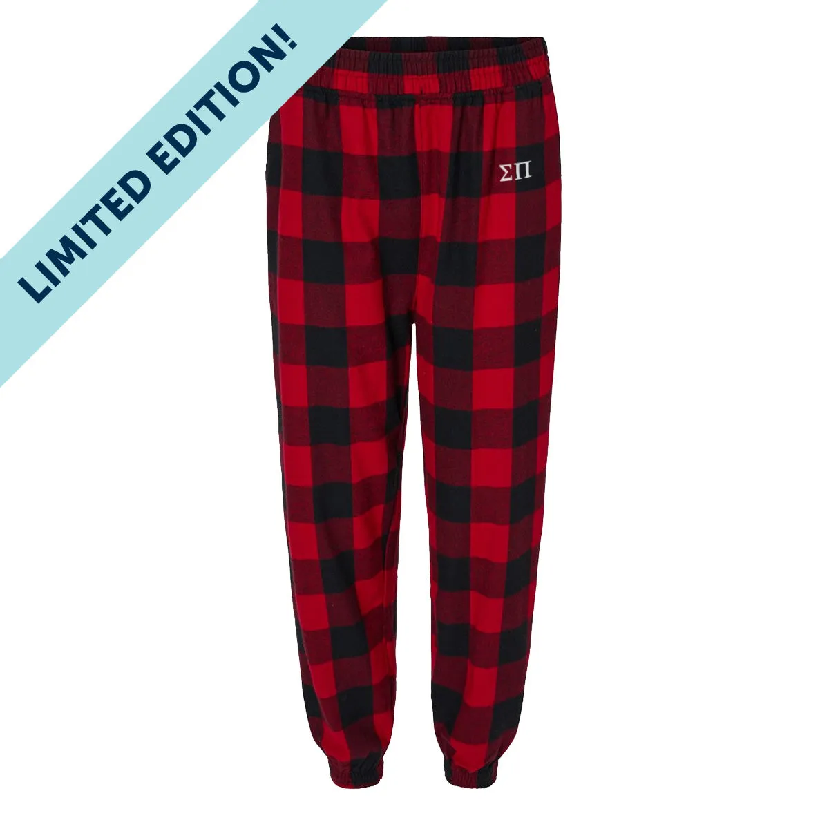 Sigma Pi Flannel Joggers