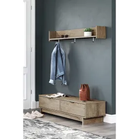 Signature Design by Ashley Oliah EA2270E1 Bench with Coat Rack