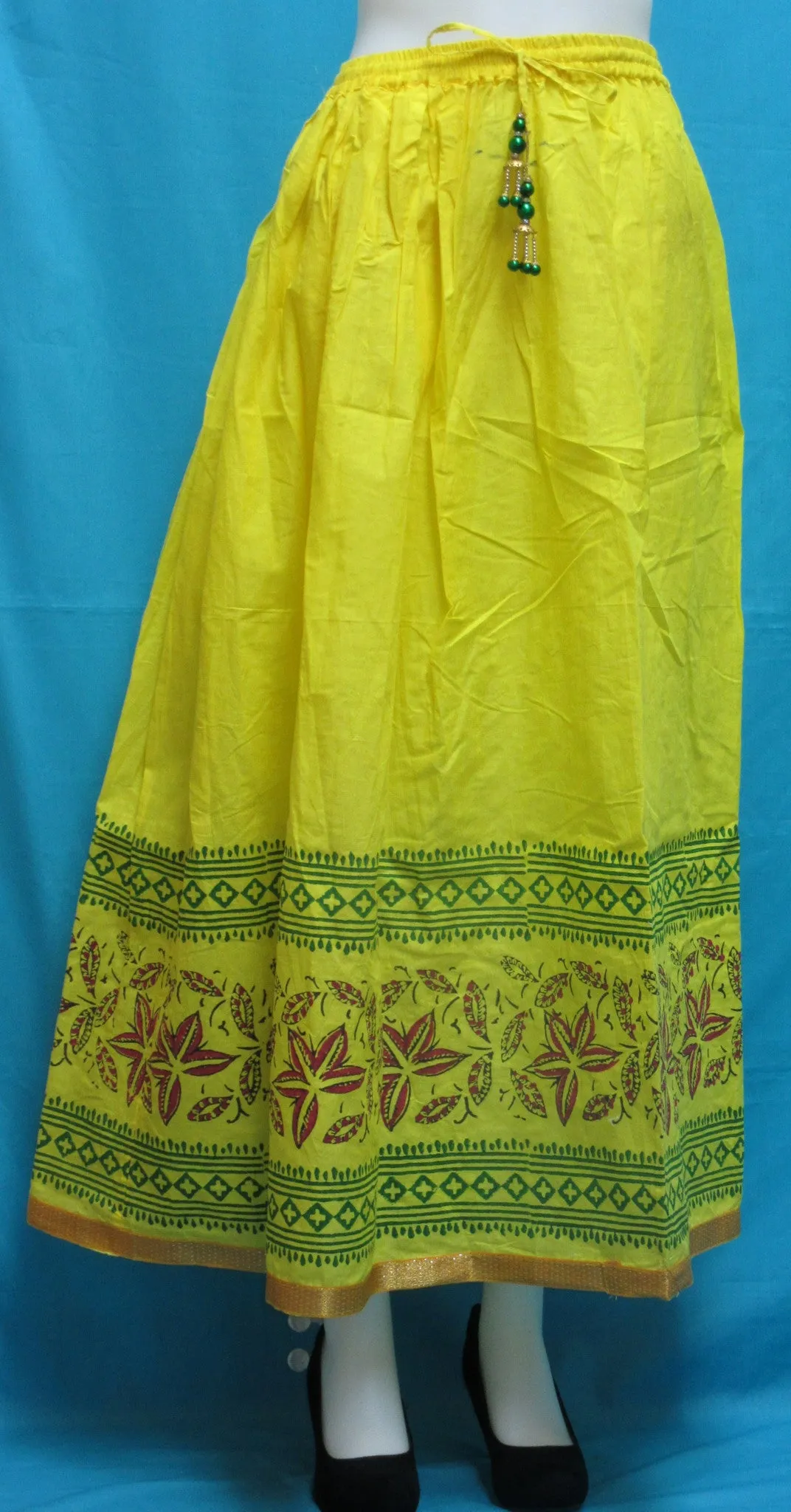 Skirt 7128 Cotton Printed Long Skirt Indian Chaniya