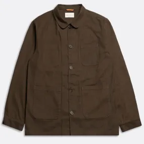 Slate Brown Twill Station Jacket