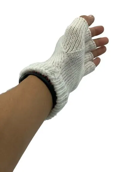 Solid Color Fingerless Alpaca Gloves