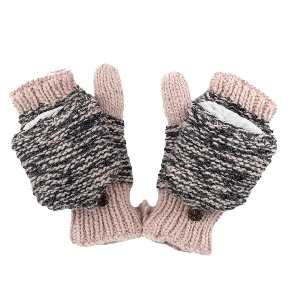 Speckle Knit Mittens