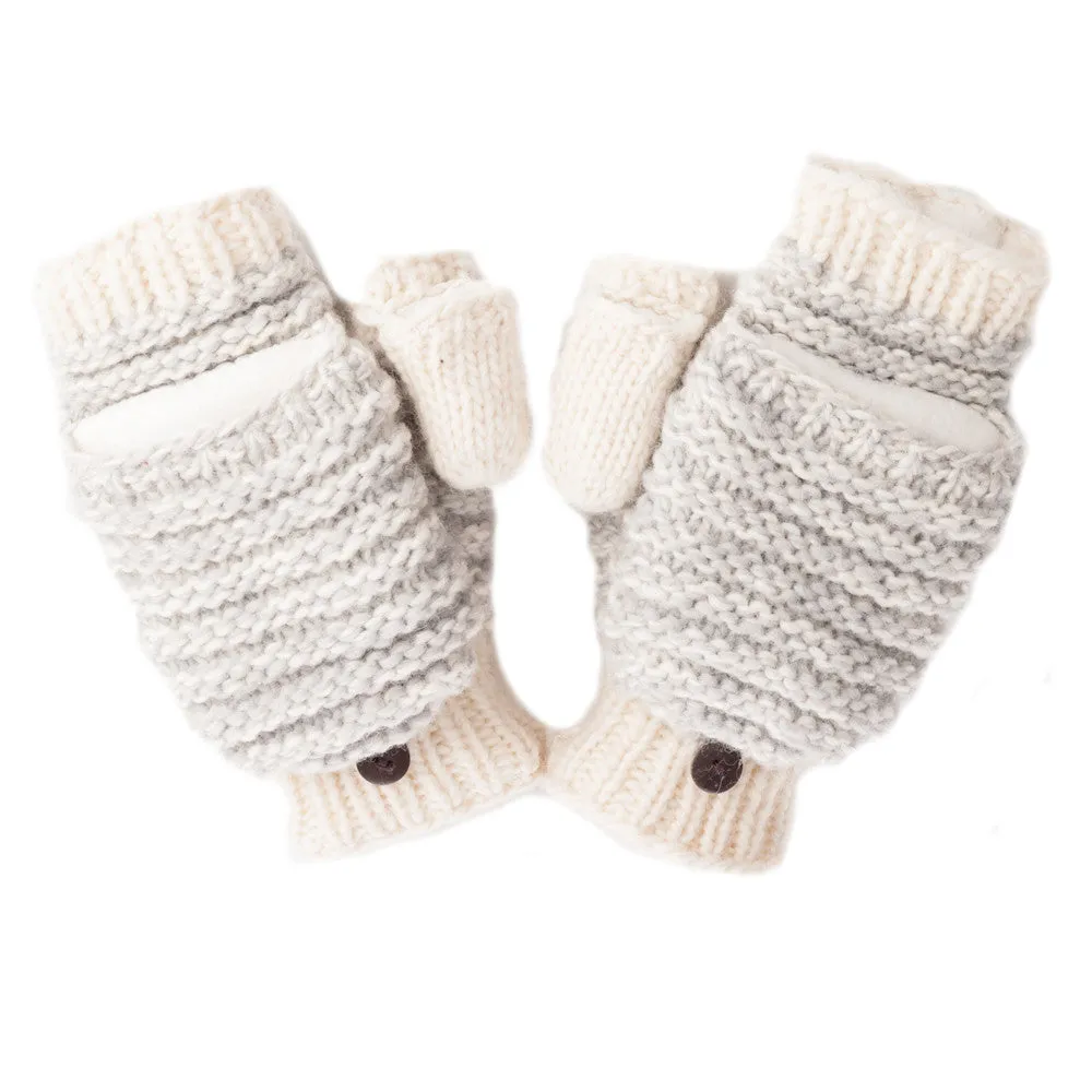 Speckle Knit Mittens