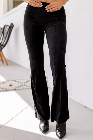 Stevie High Waisted Black Pants