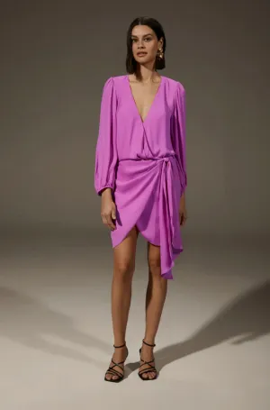 Surplice Wrap Dress