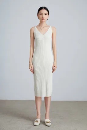 Sylphide | Asa White V-Neck Dress