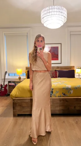 Tatianna maxi skirt - Gold