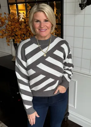 Taxodium Striped Sweater