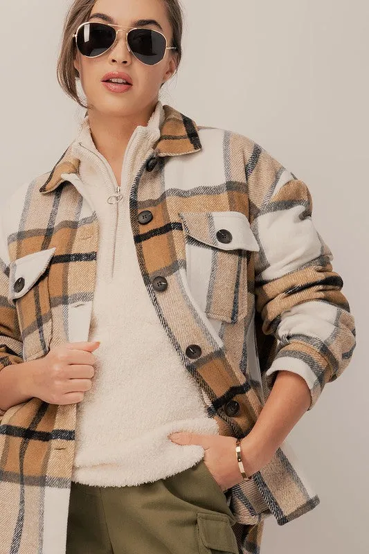 The Jules Plaid Shacket