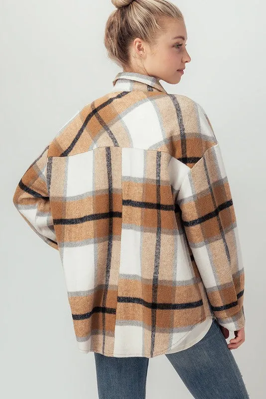 The Jules Plaid Shacket