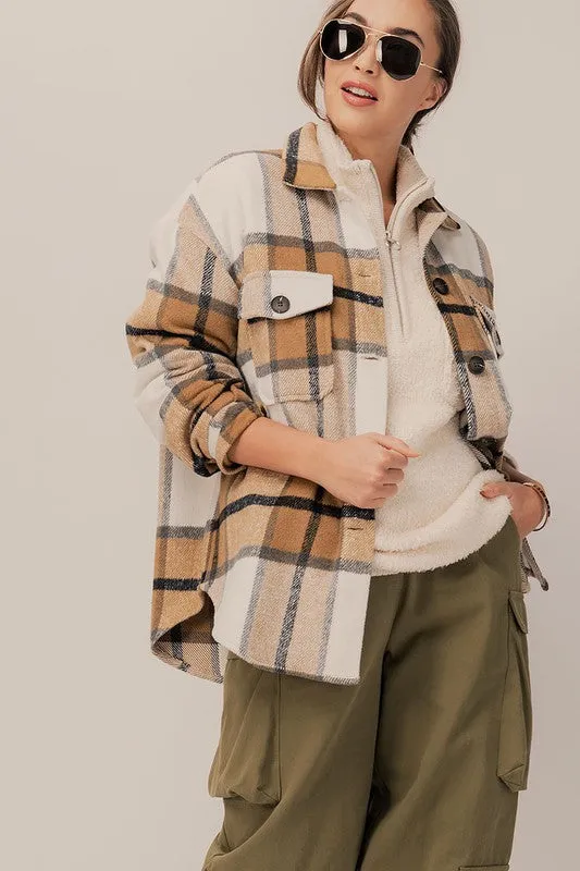 The Jules Plaid Shacket