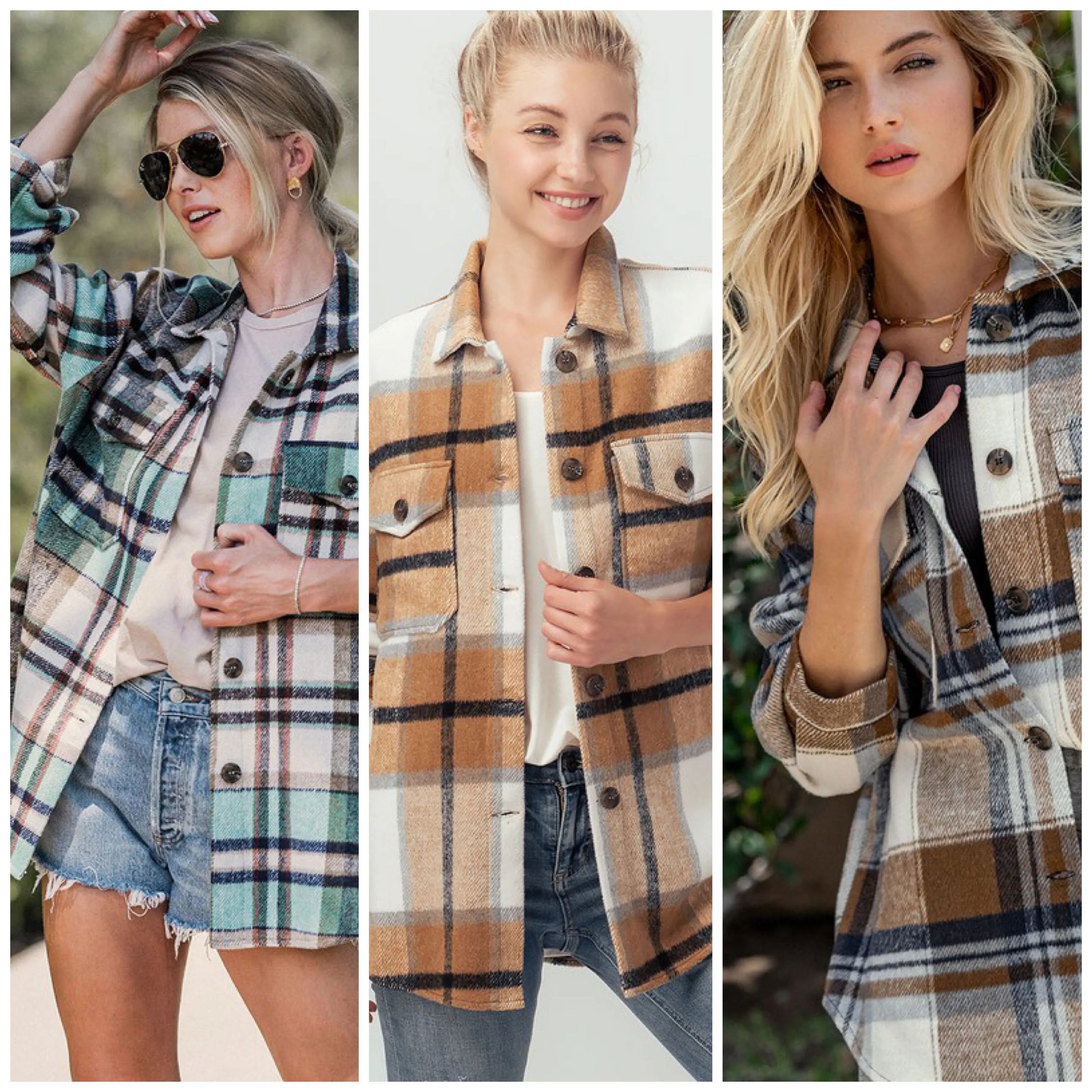 The Jules Plaid Shacket