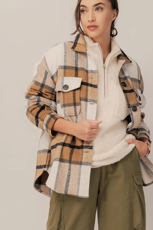 The Jules Plaid Shacket