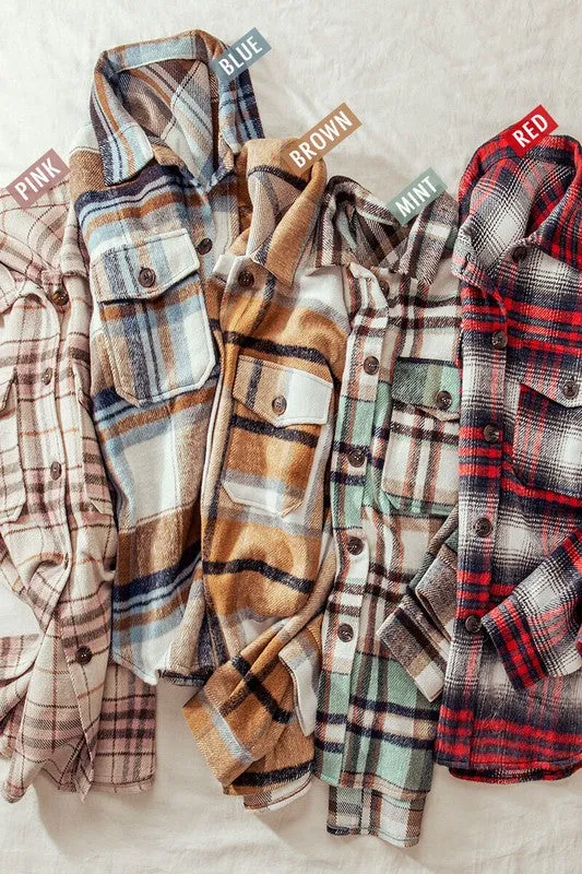 The Jules Plaid Shacket