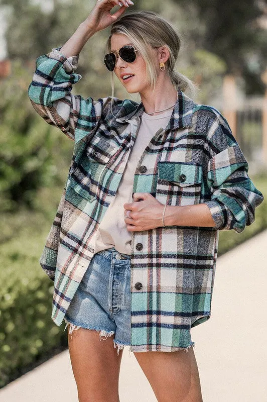 The Jules Plaid Shacket