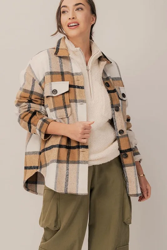 The Jules Plaid Shacket