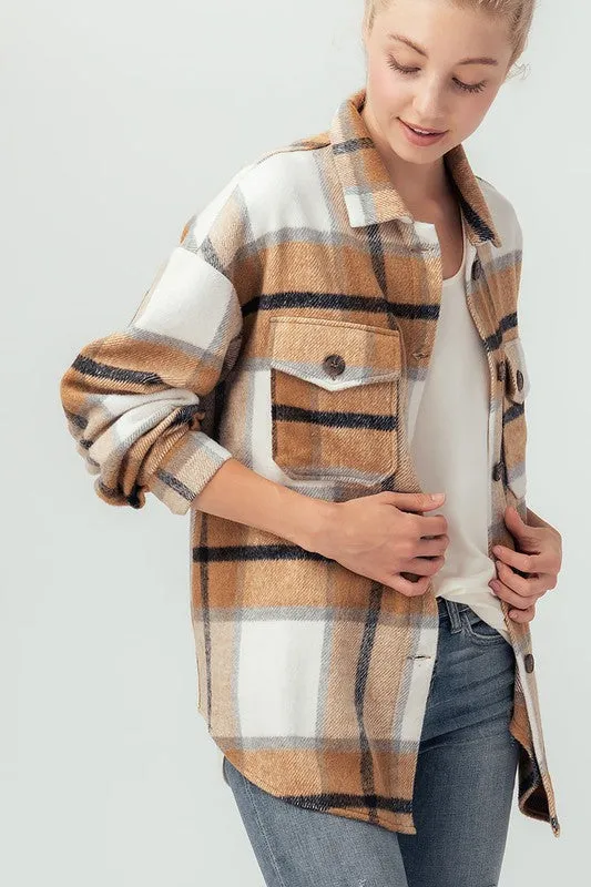 The Jules Plaid Shacket