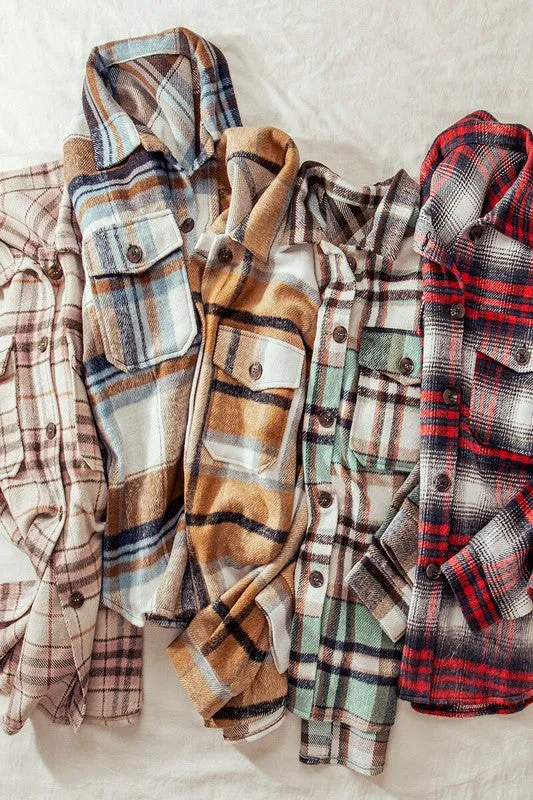 The Jules Plaid Shacket