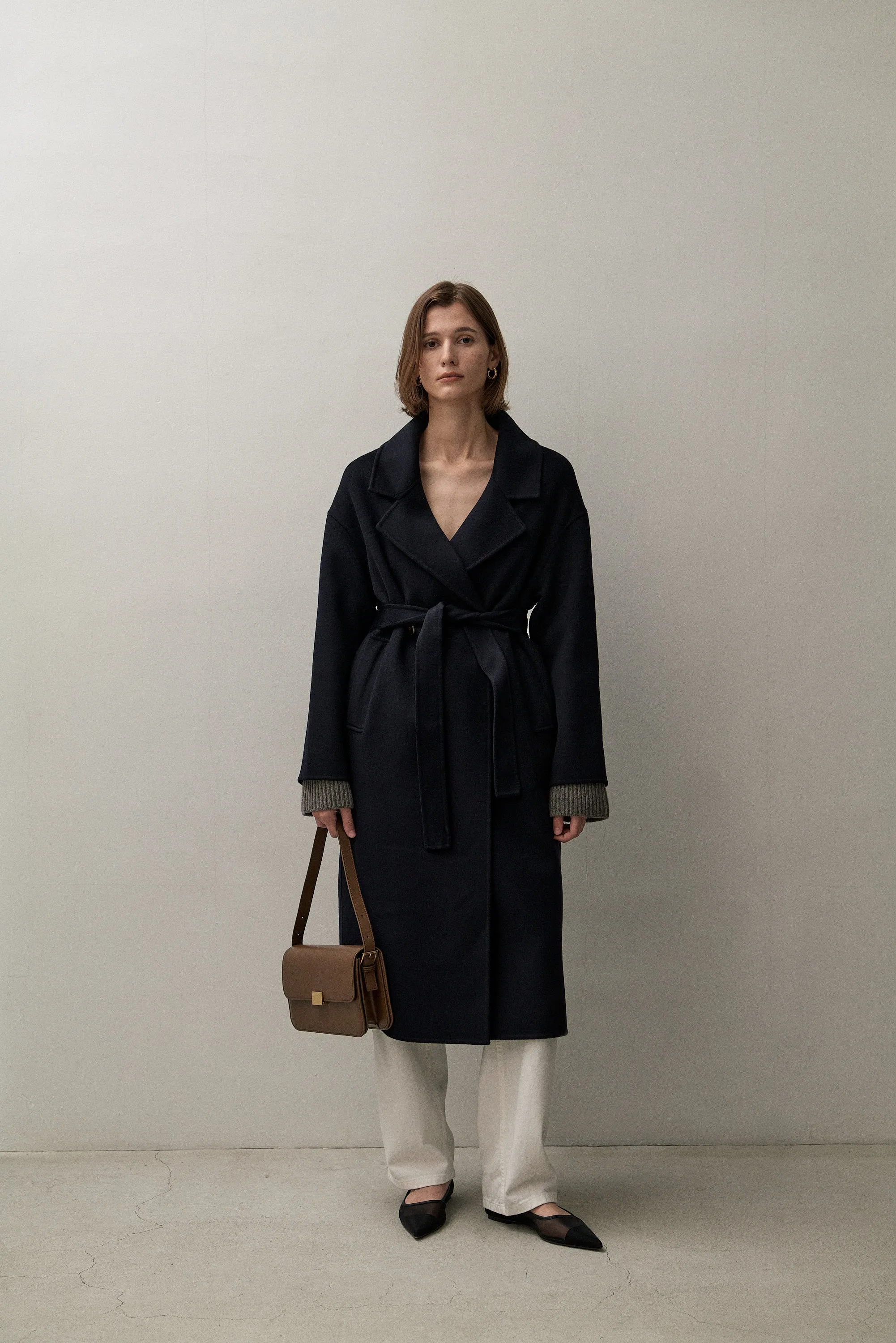 THE LONDON COAT - NAVY 90/10