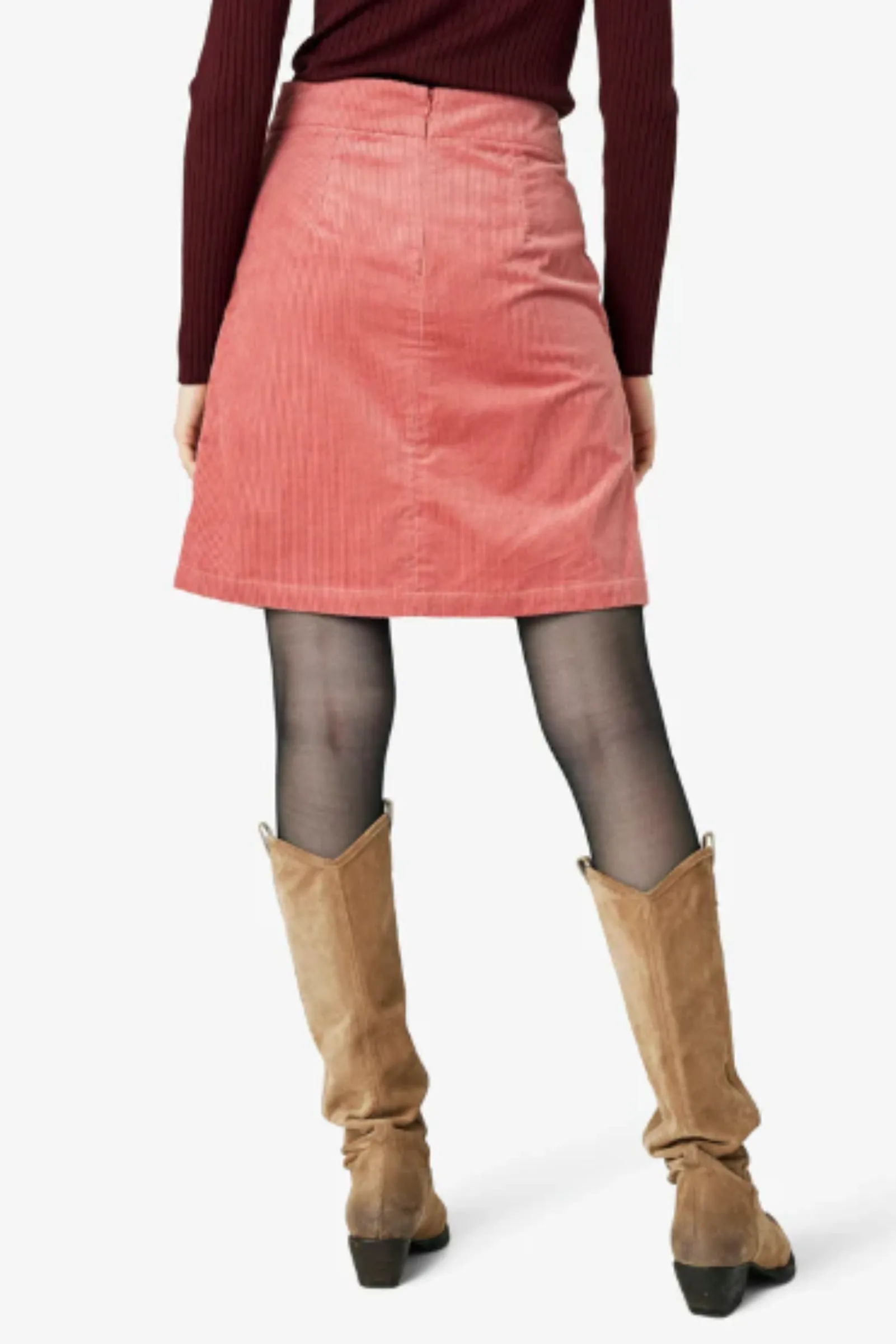 Trine Corduroy Skirt - Rose