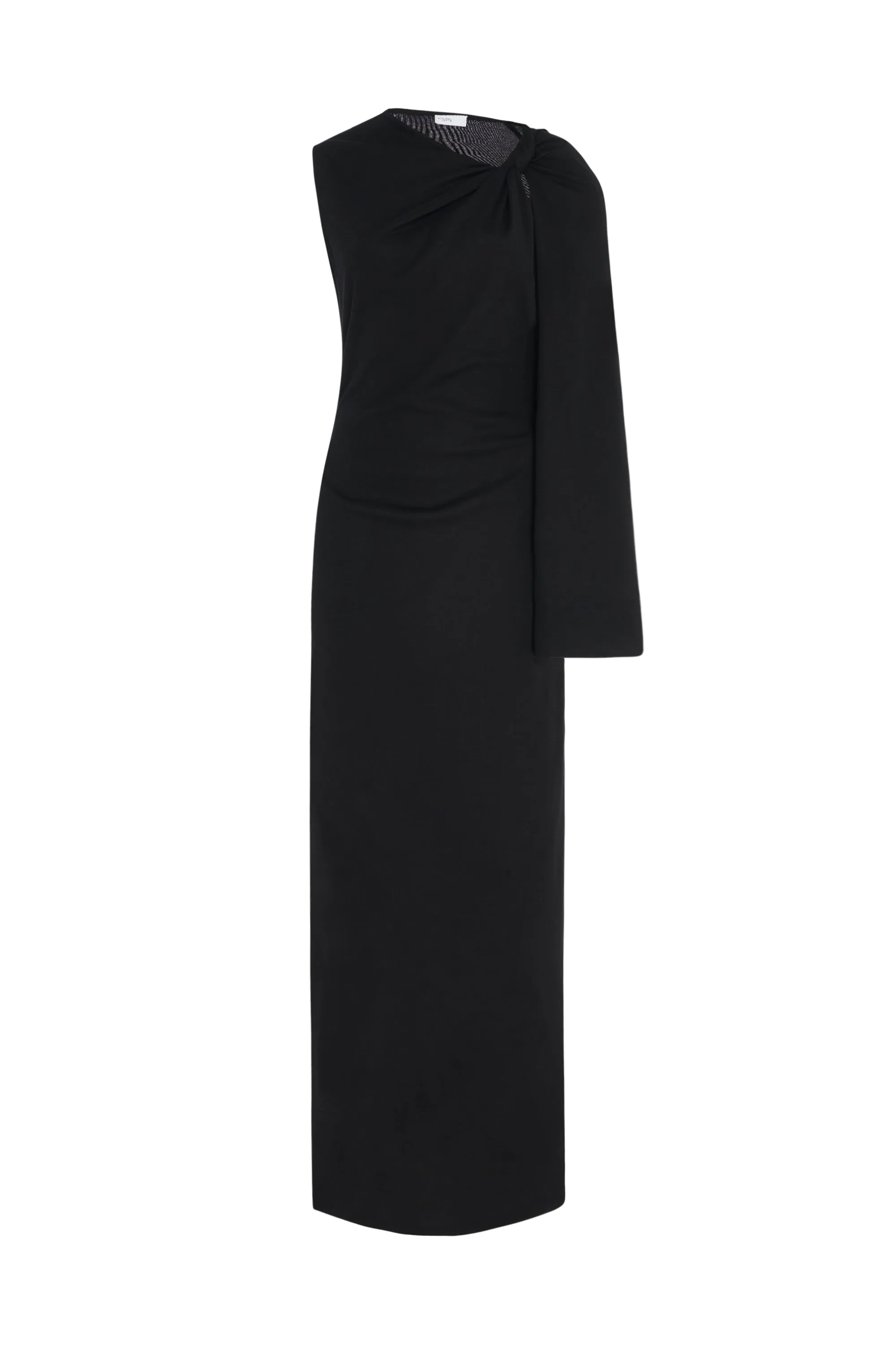 TWIST CAPE MAXI DRESS