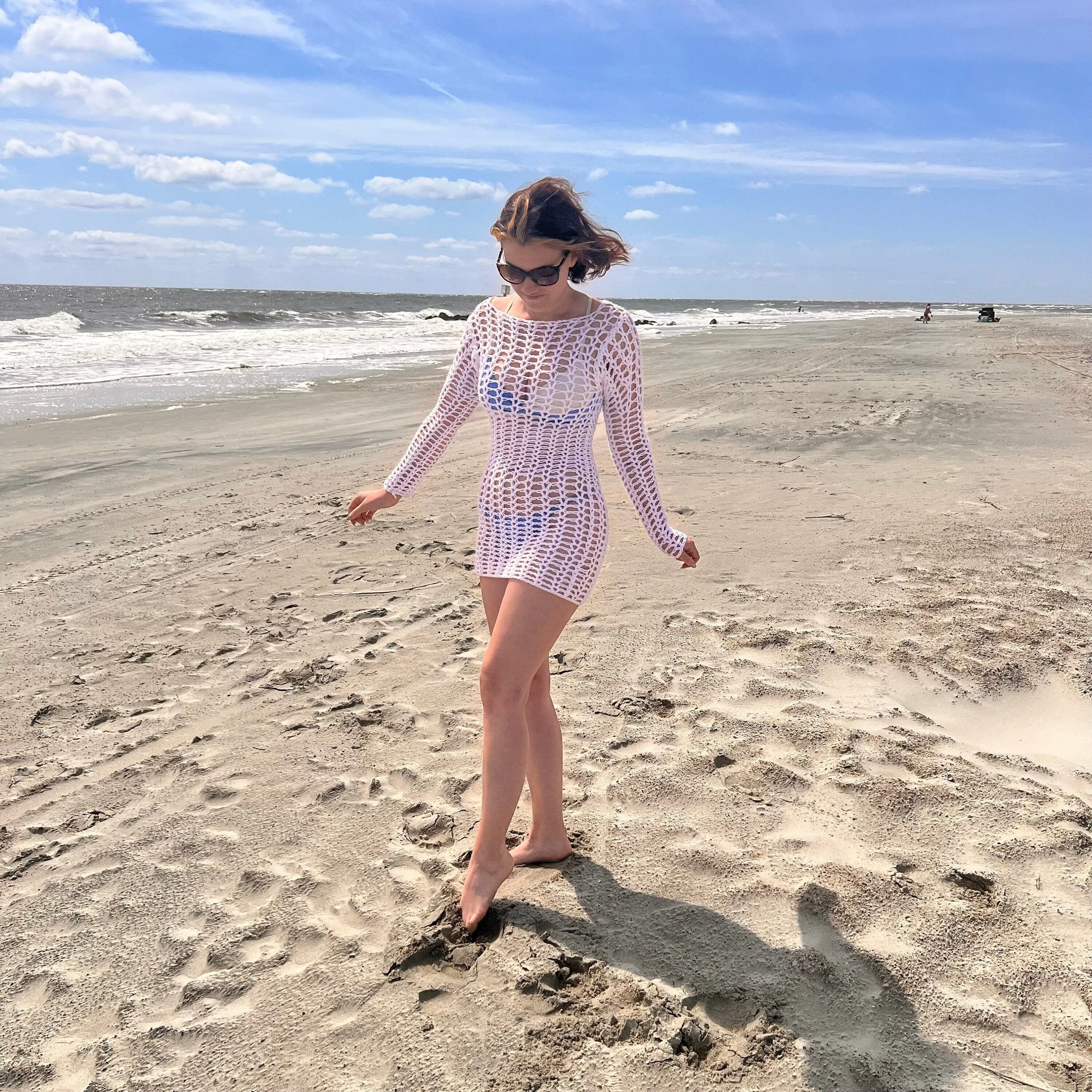 Very Beachy Midi Swimsuit Coverup - **CROCHET PATTERN ONLY**