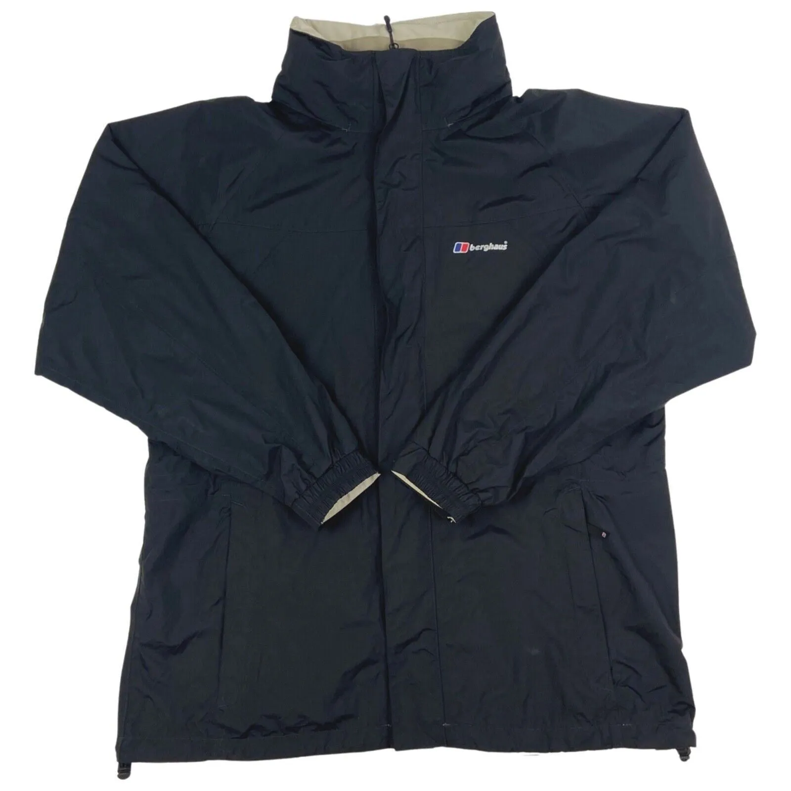 Vintage 90s 00s Black Waterproof Berghaus Coat L