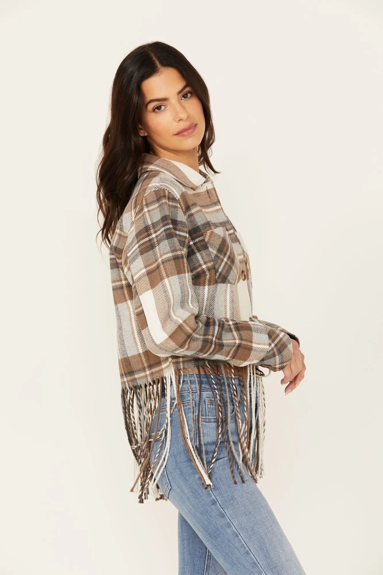 Walker Cropped Fringe Jacket