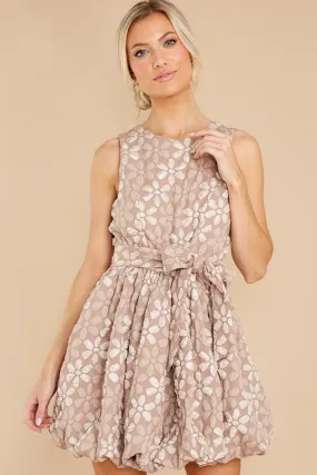 Wink And A Smile Blush Floral Print Dress