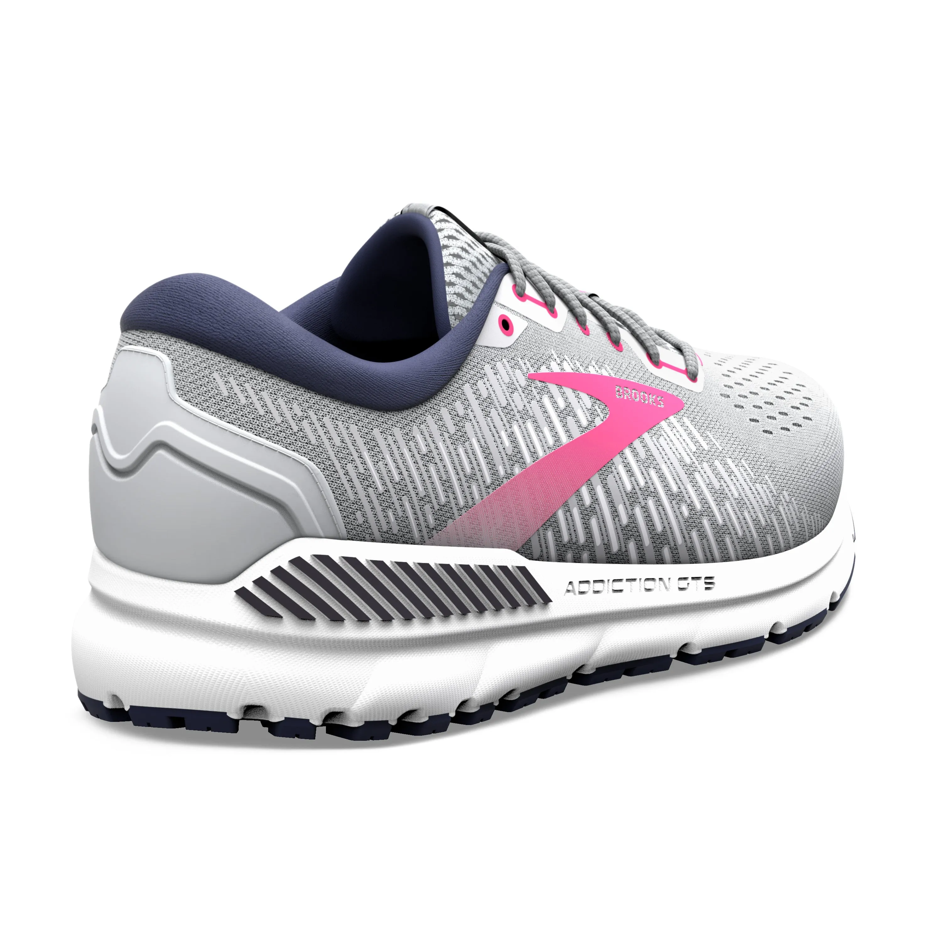 Women's Brooks Addiction GTS 15 Color: Oyster/Peacoat/Rose (WIDE WIDTH)